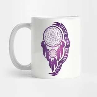 Make Your Dreams Real - Dream Catcher with Stars Mug